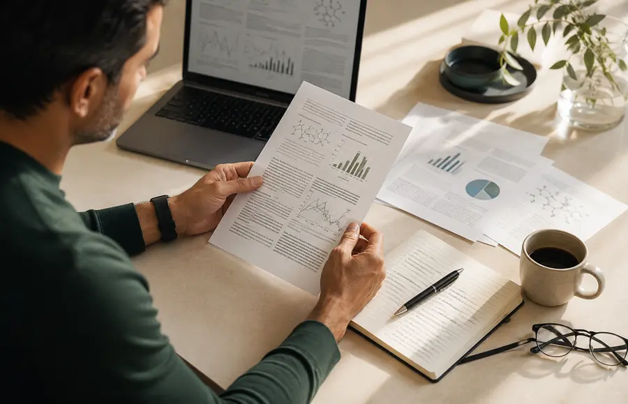 Research library and evidence-led editorial process